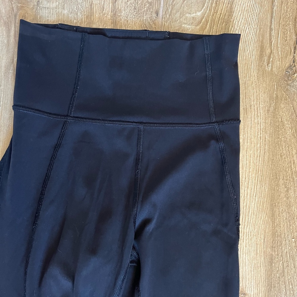 High-Waisted Black Lululemon Leggings